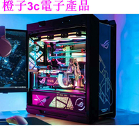 主機改裝❆☌❃華碩太陽神機箱ROG Strix Helios定制燈板 雕刻鏤空 RGB白色黑色【橙子3c電子產品】