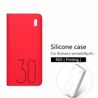 Power Bank Silicone Case Cover For Romoss Sense 8 Plus 8f Skin Protective Shell Sleeve Powerbank Protector White Red Wholesale