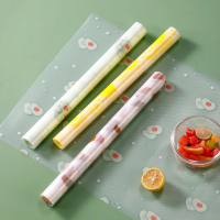 【茉家】半透明PVC材質櫥櫃防潮墊(60公分款3卷)