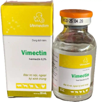 VIMECTIN 0.3% 20ML Chuyên dùng cho nội, ngoại ký sinh trùng gia súc và gia cầm
