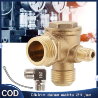 1 Set Check Valve Check Valve Kompresor Izumi Lengkap Elbow Dan Pipa Oilless