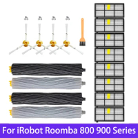HEPA Filters Main Side Brushes For iRobot Roomba 800 900 Series 805 864 871 891 960 961 964 980 Vacuum Cleaner Parts Accessories
