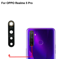 High quality For OPPO Realme 5 Pro Back Rear Camera Glass Lens test good For OPPO Realme5 Pro Replacement Parts Real me 5Pro