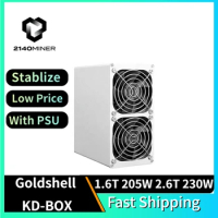 Goldshell KD-BOX Pro 2.6T 230W New with PSU ASIC Miner KD Box Mining Machine Wholesale Price KDA Miner Upgraded Home Miner