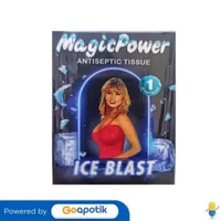 MAGIC POWER ANTISEPTIC TISSUE ICE BLAST BOX 6 SACHET