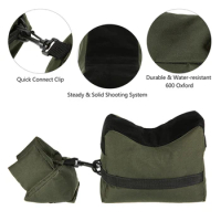 Military Outdoor Tactical Support Bag Military Hunting Shooting Rifle Sandbag Sniper Front and Rear Bracket Pockets Not Filled