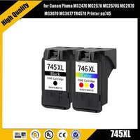 Einkshop PG745 CL746 Replacement Ink Cartridge for Canon Pixma MG2470 MG2570 MG2570S MG2970 MG3070 MG3077 TR4570 Printer pg745