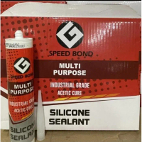 siap kirim - lem sealent speed bond clear black white per dus/ lem silikon sealent