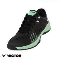 【VICTOR 勝利體育】羽球鞋 羽毛球鞋(A670 CR 黑/翠綠)