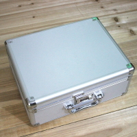 手提式鋁合金工具箱箱密碼箱加厚箱儀器箱手提箱收納箱金屬箱子