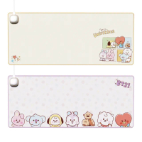 【SOTHING 向物】3檔溫控BT21多功能暖桌墊 情人節禮物(加熱桌墊 恆溫墊 超大滑鼠墊 官方授權)