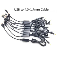 10PCS 5V 2A USB Cable to 4.0*1.7mm for DC Coupler DCC6 DCC8 DCC9 DCC11 DCC12 DCC15 CPW126 CPW235 EP-5A EP-5B EP5G EP5F D-DC128