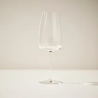 gelas anggur putih, kaca bening, 42 cl
