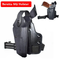 Good Quanlity M9 92 96 Gun Holster Military Gun Carry Leg Holster For Airsoft Pistol Thigh Gun Holster
