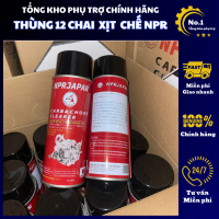 [Thùng 12 chai] Xịt chế hòa khí bình xăng con ,vệ sinh kim phun NPR JAPAN 450ml