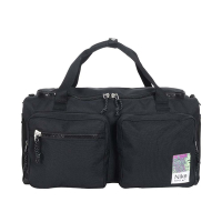 NIKE 氣墊背帶旅行袋-側背包 裝備袋 手提包 肩背包 FB2825-010 黑白綠紫