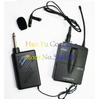 lwm-3122 Lavalier Wireless Microphone System output 6.5 plug Cordless Lapel Mic for Musical Instrument Teaching Speech Computer
