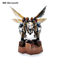 Microworld 3D Models Flying Tiger model DIY laser cutting Jigsaw puzzle fighter model 3D metal Puzzle kids Toys for adult gifts