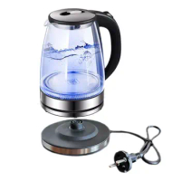 Automatic Electric Kettle Glass Tea Bottle 1500W High Power Fast Boiling Auto Shut-off and Boil Dry Protection Drop Shipping