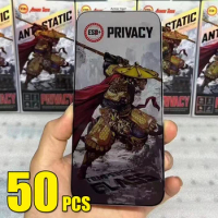 50pcs Armor Privacy Tempered Glass Screen Protector Private Film For Samsung Galaxy Note 20 A02 A12 A22 A32 A42 A52 A72 A82 A92