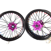 factory customize motorcycle aluminum alloy 17 Inch supermoto rims for KTMS EXC 125