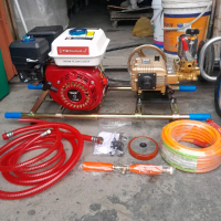 MESIN DOORSMERS STEAM CUCI MOTOR SPRAYER POMPA 22 ENGINE BENSIN GX 200 DUDUKAN SIAP PAKAI