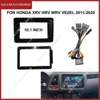 10.1 Inch Car Radio Fascia For Honda XRV HRV WRV VEZEL 2015-2020 Android MP5 GPS Player Dash Panel Frame 2 Din Stereo Cover