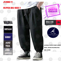[Size Standar dan Jumbo] Celana Joger Training Jogger Pria  Bahan Terry Katun Lembut dan Adem Sport