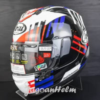 ARAI HELM RX-7X REA | WHITE BLUE RED RX7X FULLFACE M