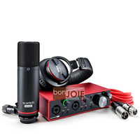 ::bonJOIE:: 美國進口 第三代 Focusrite Scarlett 2i2 Studio (3rd Gen) 數位錄音套件 (全新盒裝)(含 2i2 錄音介面、麥克風、耳機)