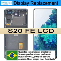 1Pcs High Quality Screen For Samsung S20 Fan Edition G780F G781F S20 FE 5G S20 Lite LCD Display Touch Screen Repair Parts