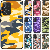 JURCHEN Military Army Camo Printing Phone Case For VIVO Y52 Y72 Y53S Y76 Y91C Y31 Y21 V21E Y76S V17 iQOO Neo Z5X Z5 5G TPU Cover