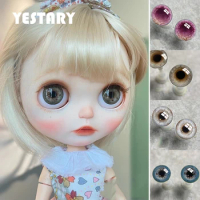 YESTARY Blythe Eyes For Dolls Crafts BJD Doll Accessories Magnets Eyes For Toys DIY Handmade Blythe Doll Drip Rubber Eye Piece