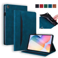 for Samsung Galaxy Tab S6 Lite 2022 Case 10.4 inch PU Leather Business Style Stand Cover Tablet for Funda Galaxy S6 Lite Case