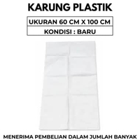 Karung Plastik Tebal Baru Karung Plastik Besar Uk 60 x 100