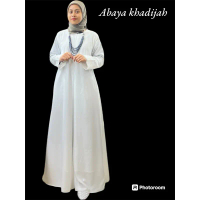 ABAYA KHADIJAH/GAMIS PUTIH IBU /GAMIS UMROH
