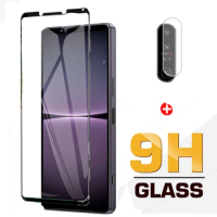 2 in 1 Protective Glass For Sony Xperia 1 10 IV Screen Protector Camera Lens Film For Xperia 1 10 II III IV Full Cover Glass