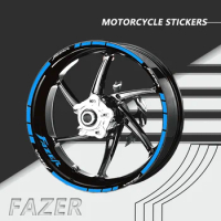 Motorcycle Waterproof Tire Rim Outer Edge Stripes Decals For YAMAHA FAZER FZ1 FZ6 FZ8 Fazer fz1 Wheels Reflective Tapes Stickers