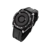 Man Watch EUTOUR E029 Magnetic Watch for Men Silicone Strap Quartz Watch Simple Men's Watch Minimalist Novelty Wristwatches