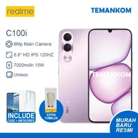 Realme C100i ram 12GB Total 128GB 4/128 4+8 Extend RAM 4GB 128GB C100 i Garansi Resmi Purple
