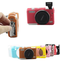 New Soft Silicone Camera Case For Canon EOS M100 EOS M200 Rubber Cover Skin BagProtective Body