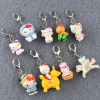พวงกุญแจกระเป๋าตุ๊กตา Hello Kitty พวงกุญแจพวงกุญแจ