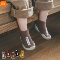Xiaomi Baby Socks Shoes Infant Color Matching Cute Kids Boys Shoes Doll Soft Soled Child Floor Sneaker Toddler Girls Socks Shoes