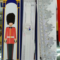 JAM WANITA SWATCH ORIGINAL - JAM TANGAN SWATCH GZ711- SWATCH GZ711 SWATCH How Majestic -RUBBER STRAP
