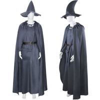 Gandalf Gandalf Wizard    of the Rings Hobbit cosplay Clothing Thin Cotton and Linen Cape Cloak