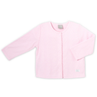 奇哥 古典提花夾層外套-粉色(1-4歲)