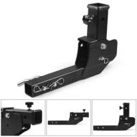 Weight Capacity: 500lbs Folding 2" Trailer Hitch Mount Shank Foldable Adapter Cargo Wheelchair Carrier