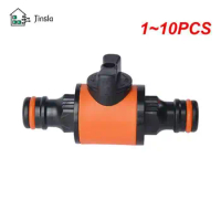 1~10PCS Garden Hose Pipe In-line Faucet Tap Shut Off Valve Fitting Watering Irrigation Connector 1/2 3/8 1/4 Inch Quick Coupler