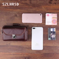SZLHRSD 5.1-6.3inch for Vivo NEX Case NEX S Genuine Leather V9 Youth Z10 Z1i X21i X20 Case Phone Cover Credit Card Holder Wallet