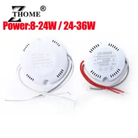 1 Pc 24W 36w LED Driver,ceiling Driver,220v Round Driver Lighting Transform For LED Downlights, Lights